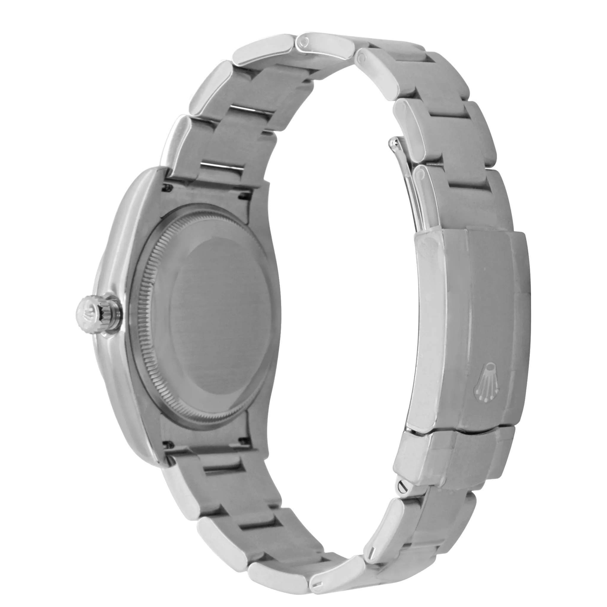 Rolex Oyster Perpetual 114200 Silver Dial Automatic Watch