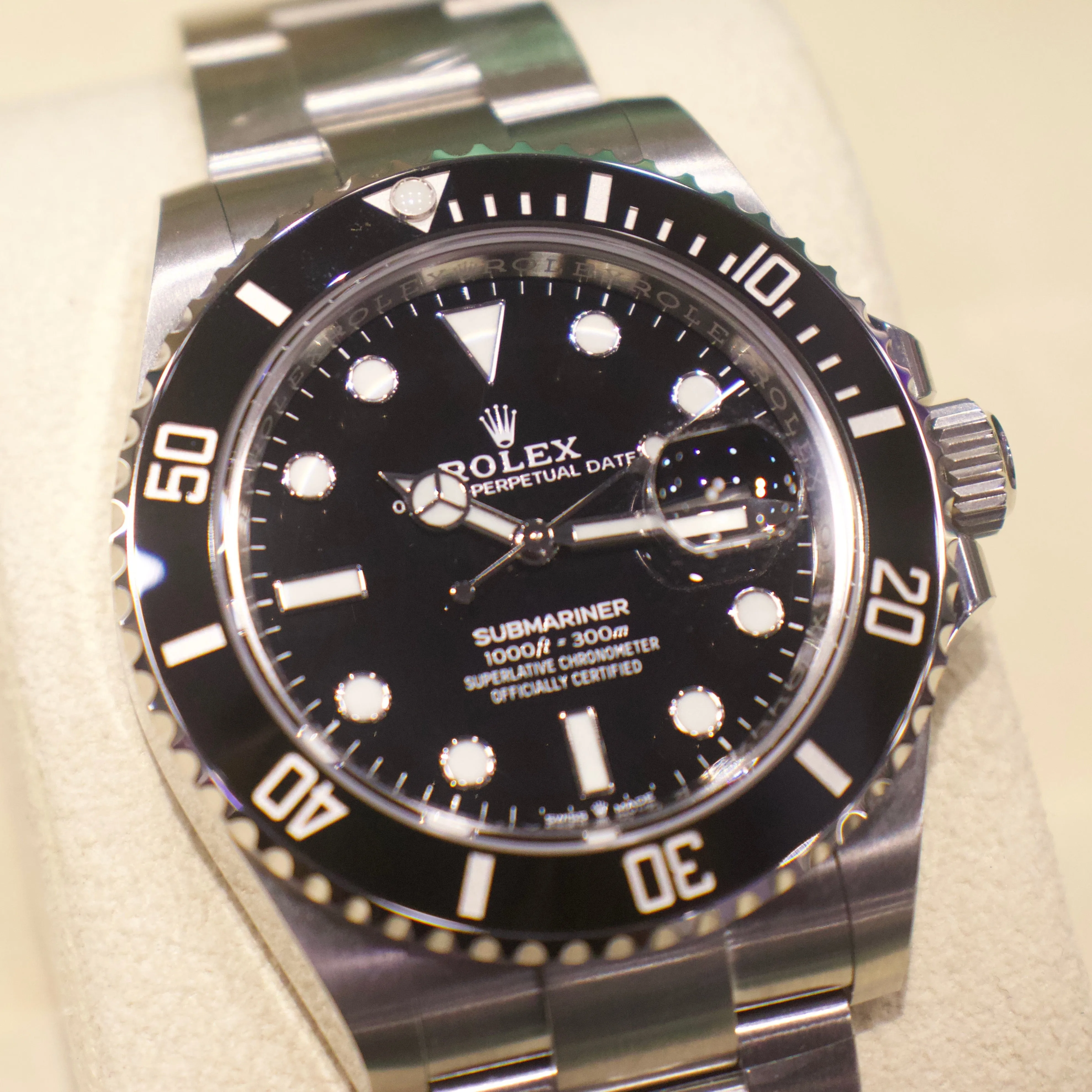 ROLEX Submariner Automatic Chronometer Black Dial Men's Watch
