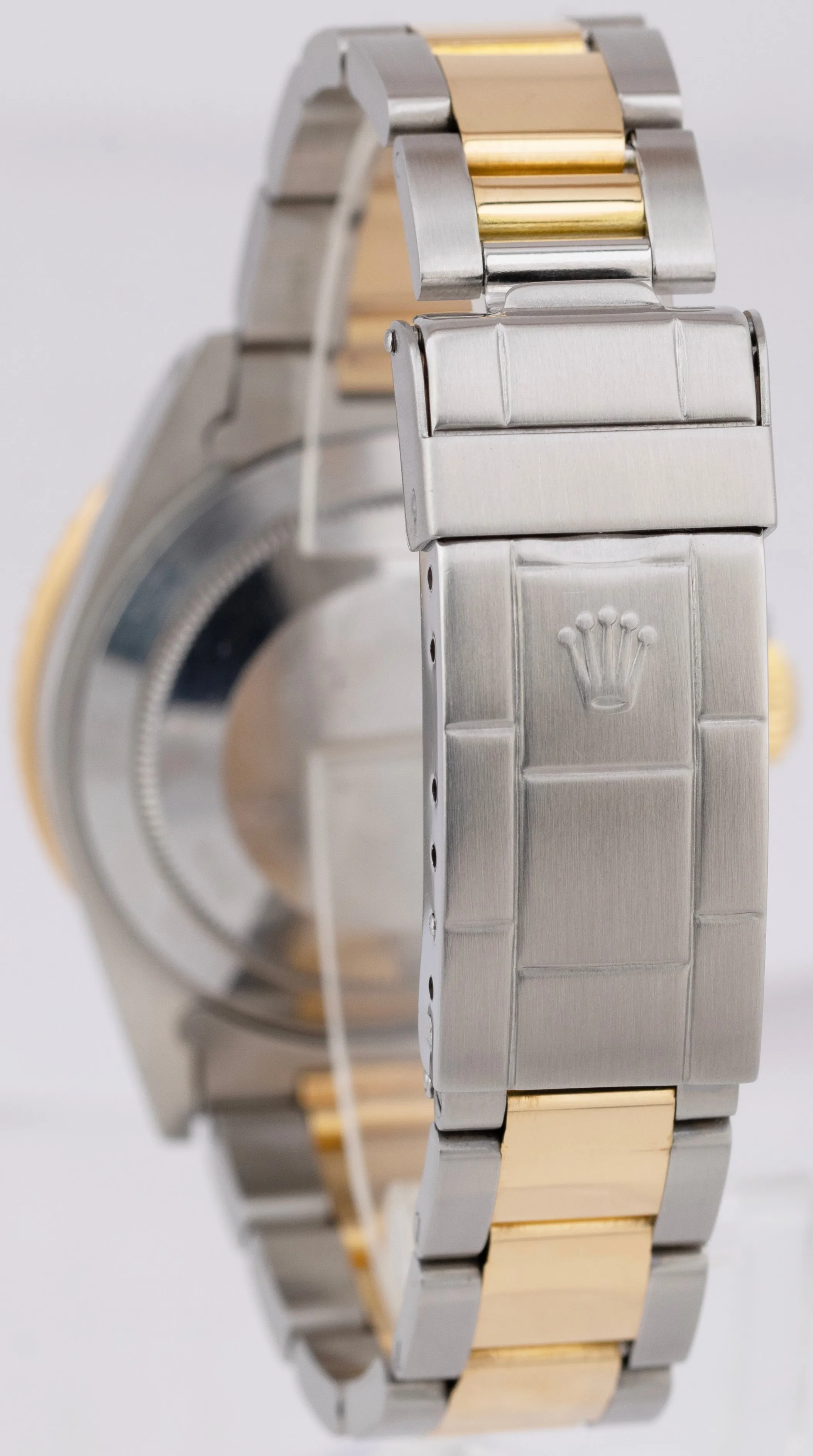 Rolex Submariner Date 18K Yellow Gold Stainless Steel Black 40mm 16803 Watch