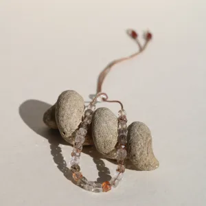 RUTILE QUARTZ CUBES BRACELET