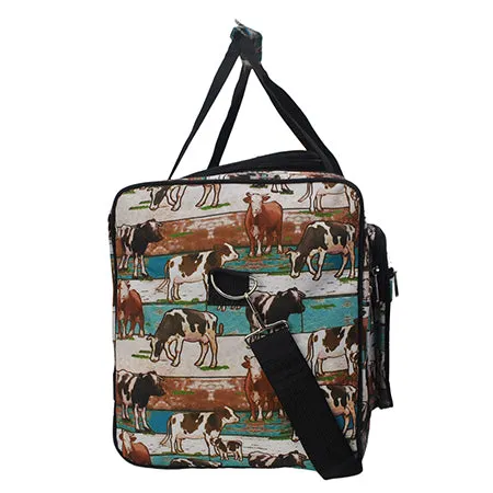SALE! Country Side Moo NGIL Canvas 23" Duffle Bag