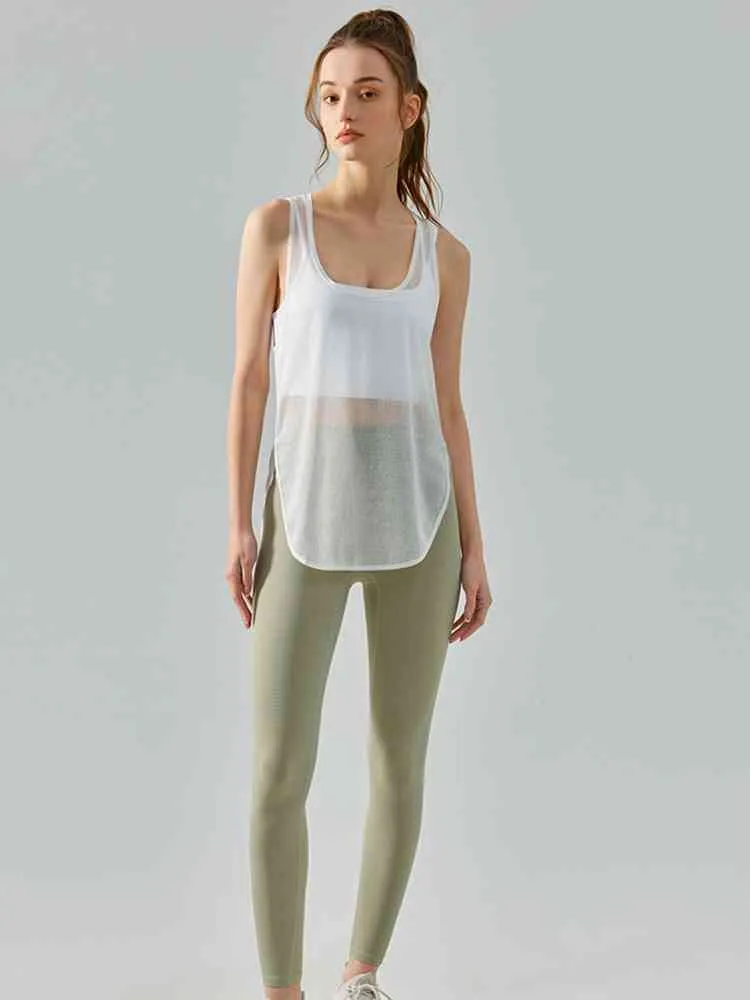 Scoop Neck Sports Tank Top