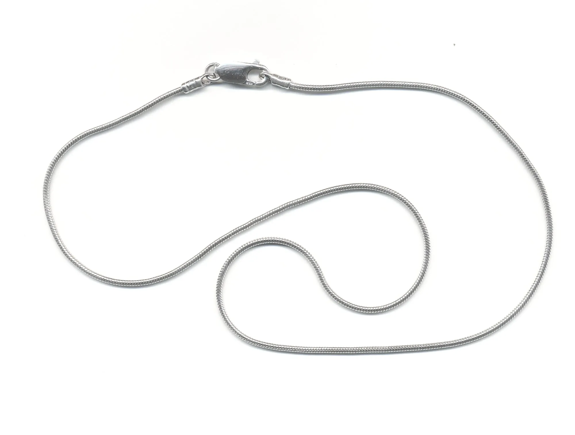 Seamed Snake Chain Necklace 1. 5 MM - Sterling Silver