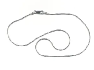Seamed Snake Chain Necklace 1. 5 MM - Sterling Silver