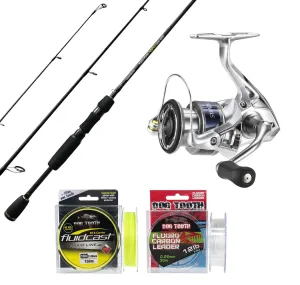 Shimano Sentire Nano 703 2-4kg   Stradic FK 2500   Line Package