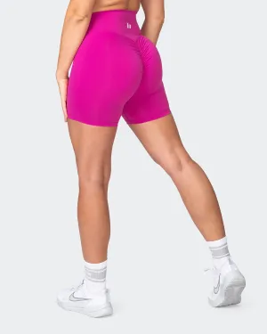 Signature Scrunch Bike Shorts - Neon Grape