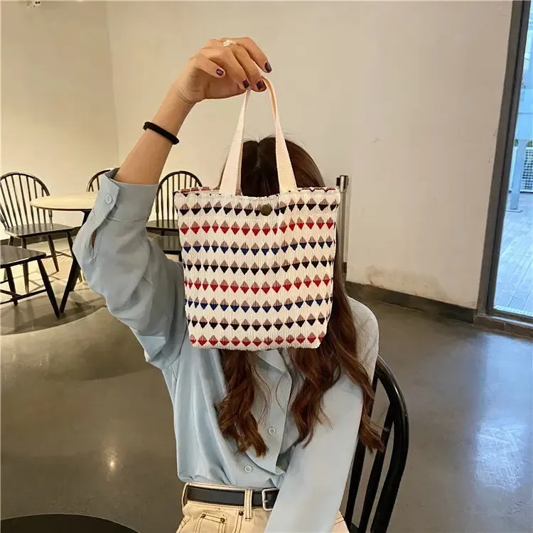 Small Printed Canvas Bags | SCB01 | Beige Linnege