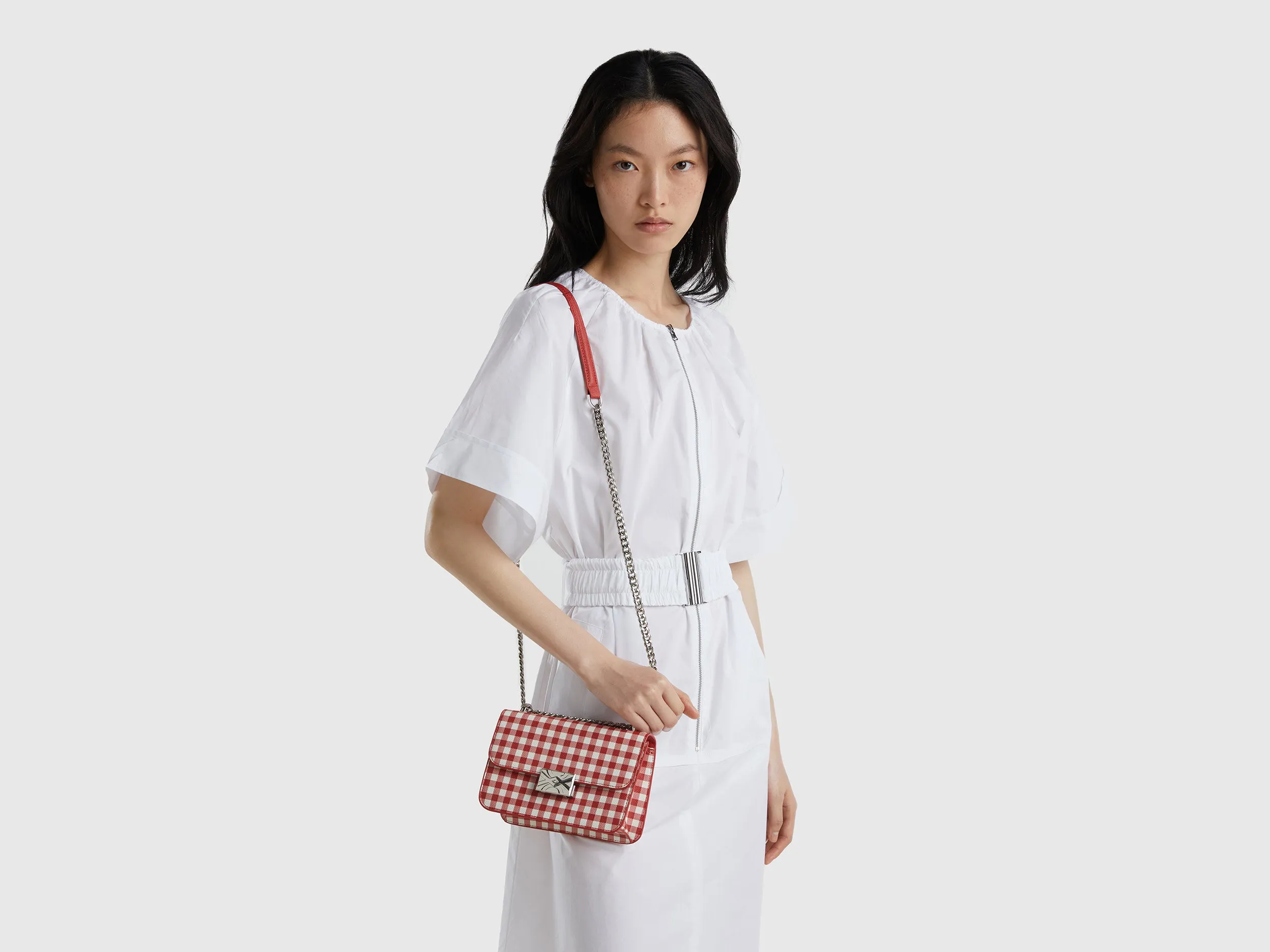SMALL RED VICHY BE BAG
