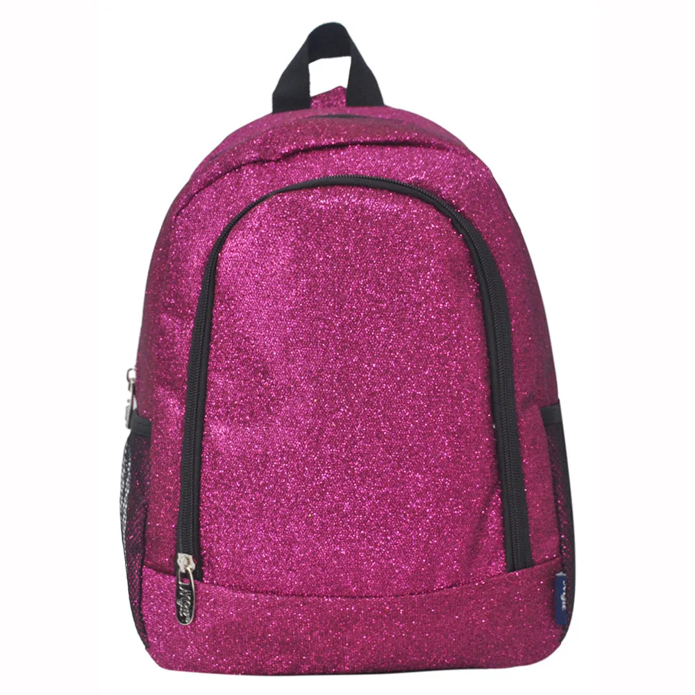 Small Size Hot Pink Glitter NGIL Backpacks For Dance and Cheer Competition