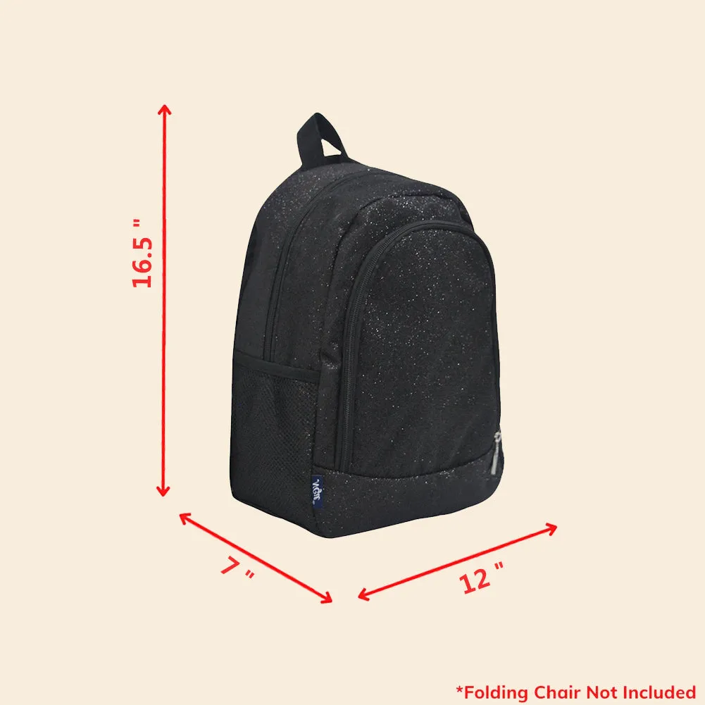 Small Size Hot Pink Glitter NGIL Backpacks For Dance and Cheer Competition