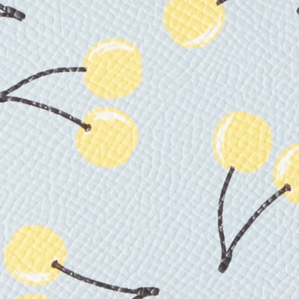 SMALL SKY BLUE BE BAG WITH CHERRIES
