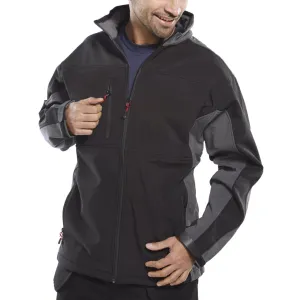 Softshell Two-tone Jacket - Black/Grey