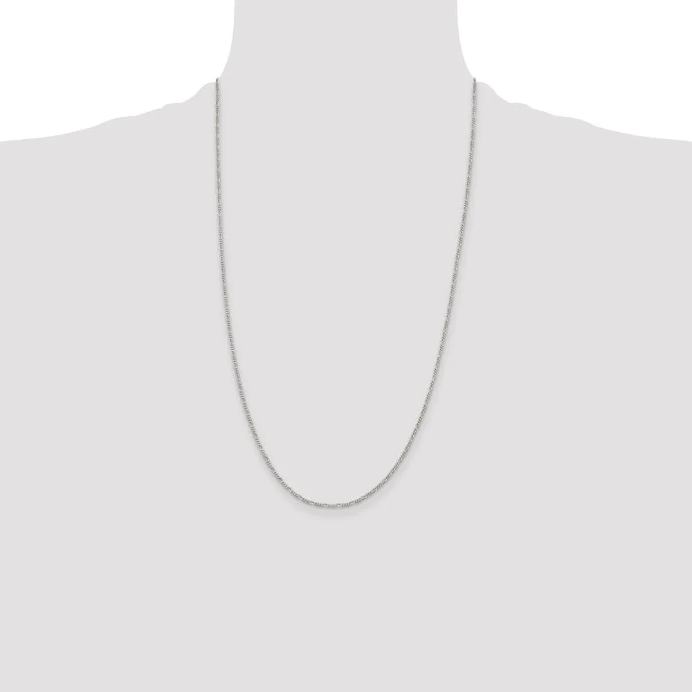 Sterling Silver 1.4mm Figaro Chain