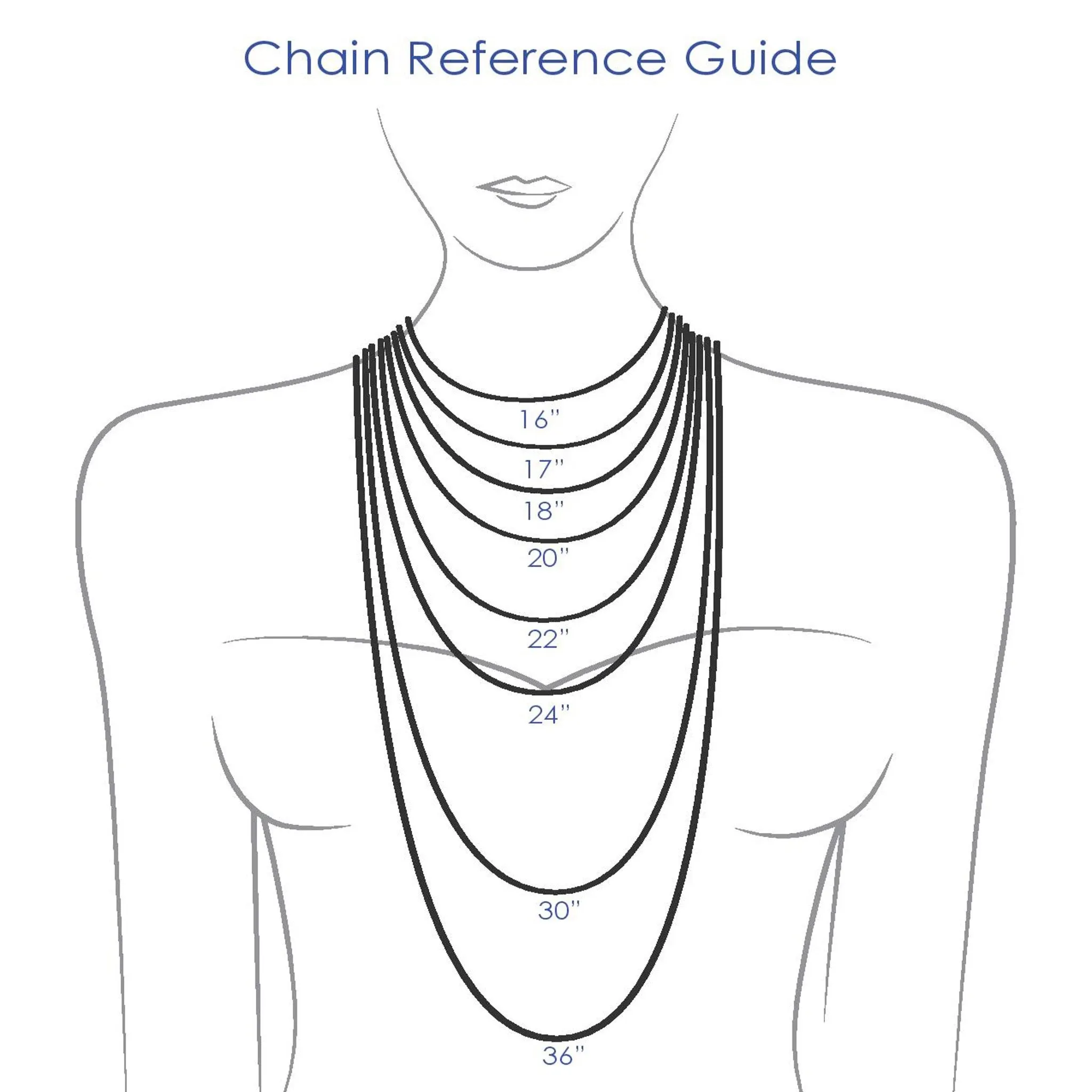 Sterling Silver Box Chain / size from 14" to 30"