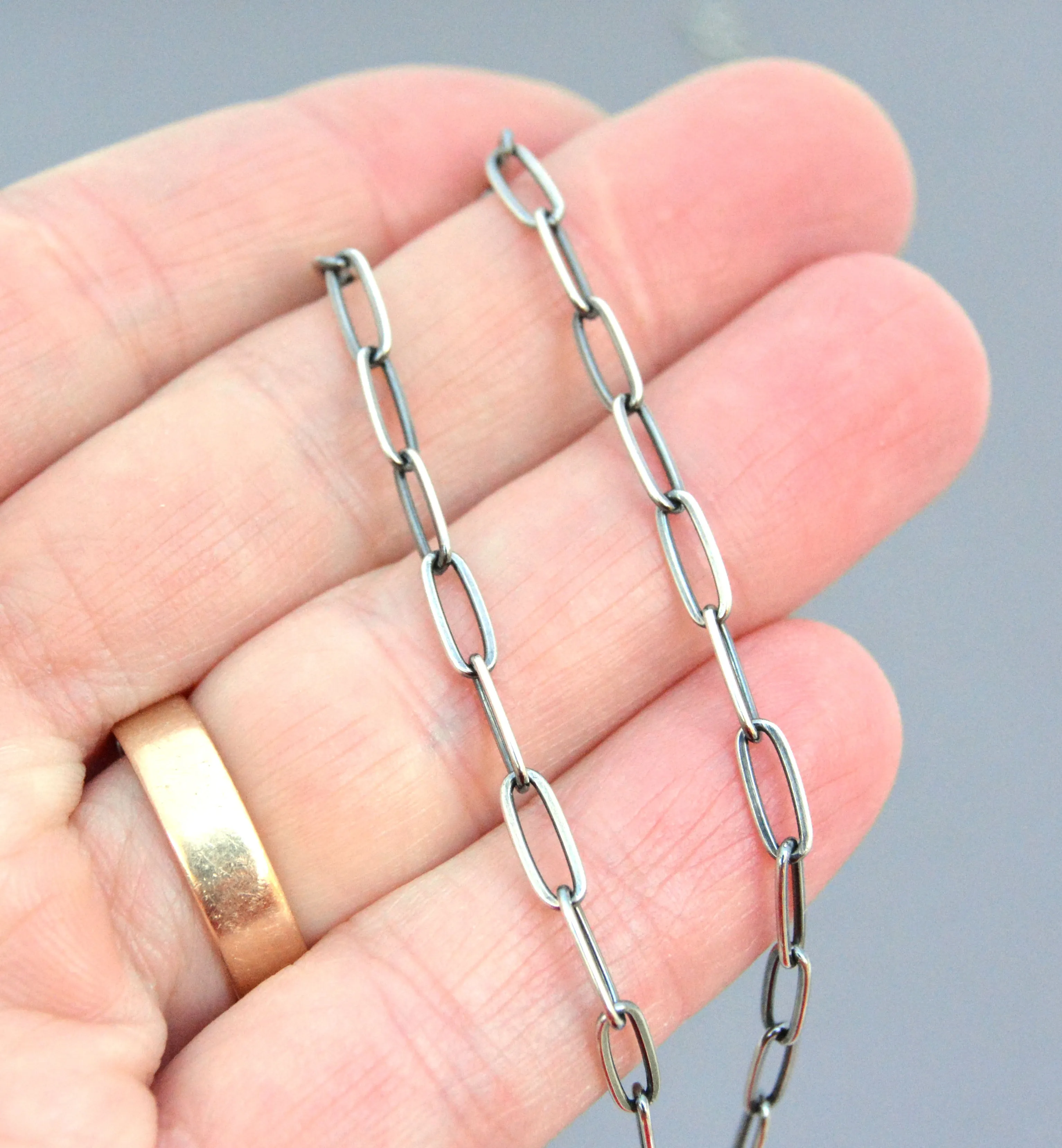Sterling Silver Chain. Adjustable. Add a Pendant. Jewelry.