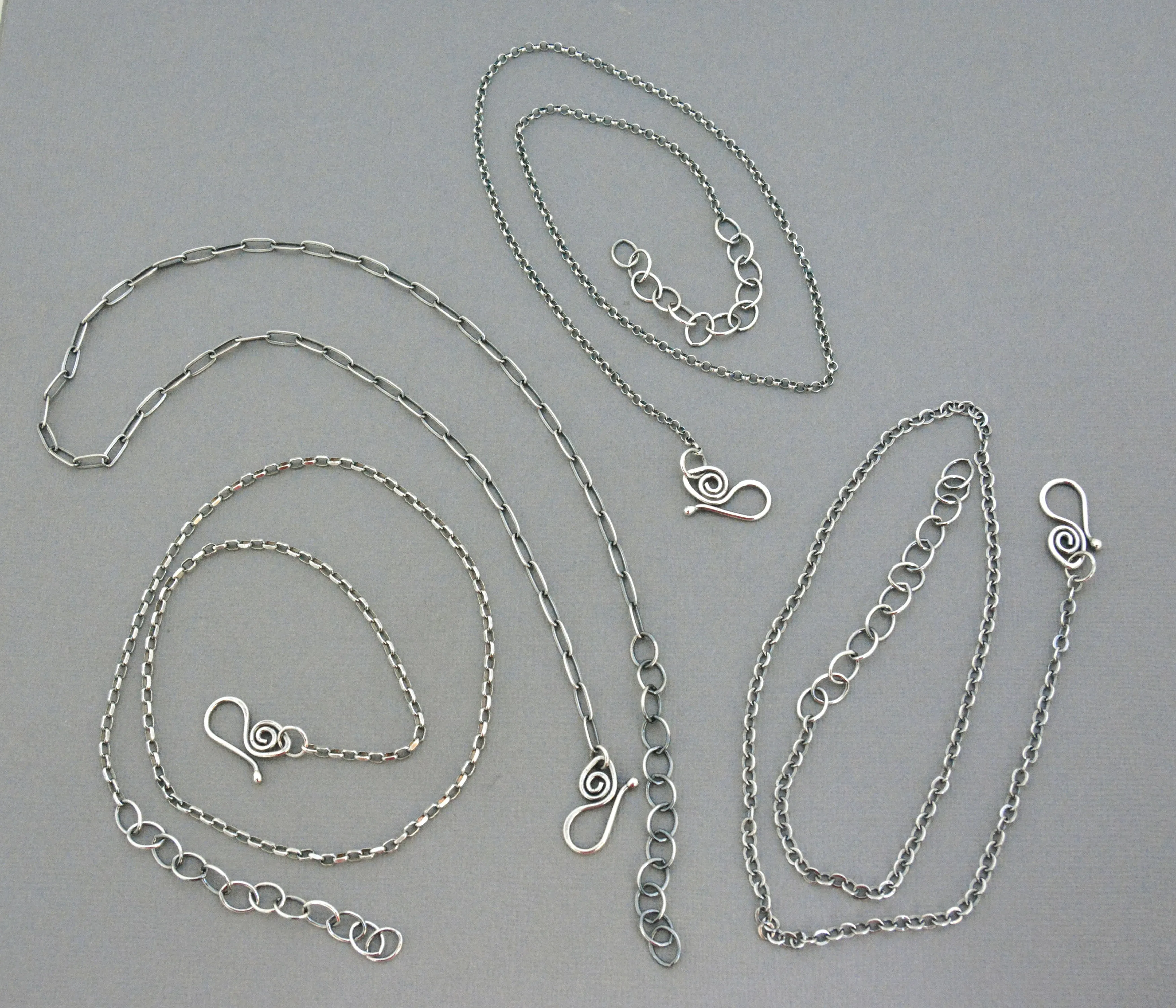 Sterling Silver Chain. Adjustable. Add a Pendant. Jewelry.