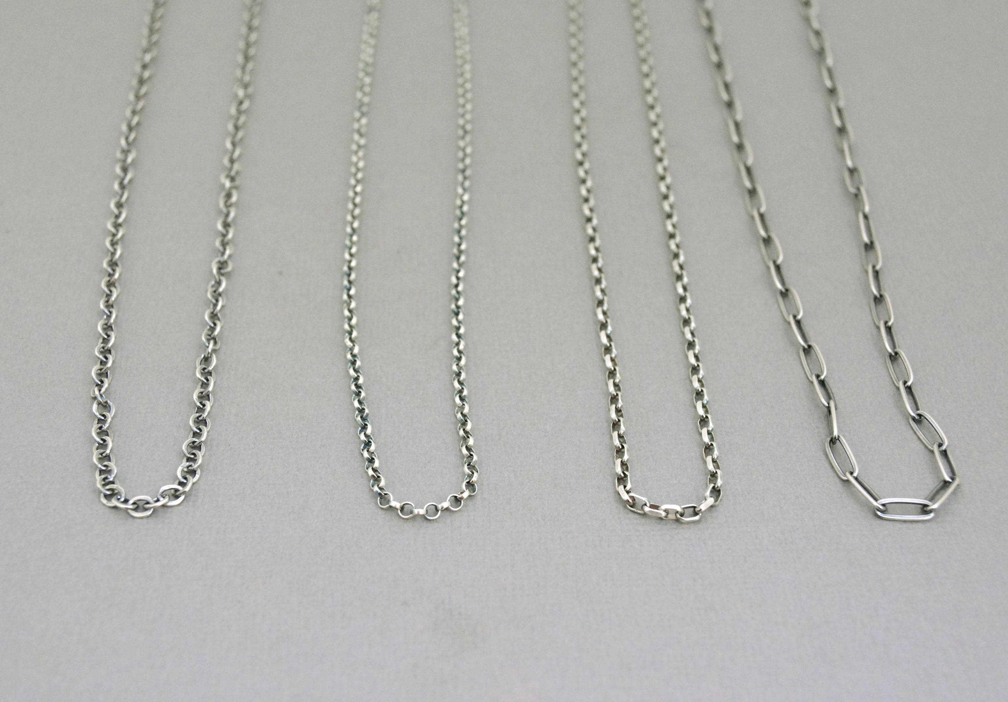 Sterling Silver Chain. Adjustable. Add a Pendant. Jewelry.