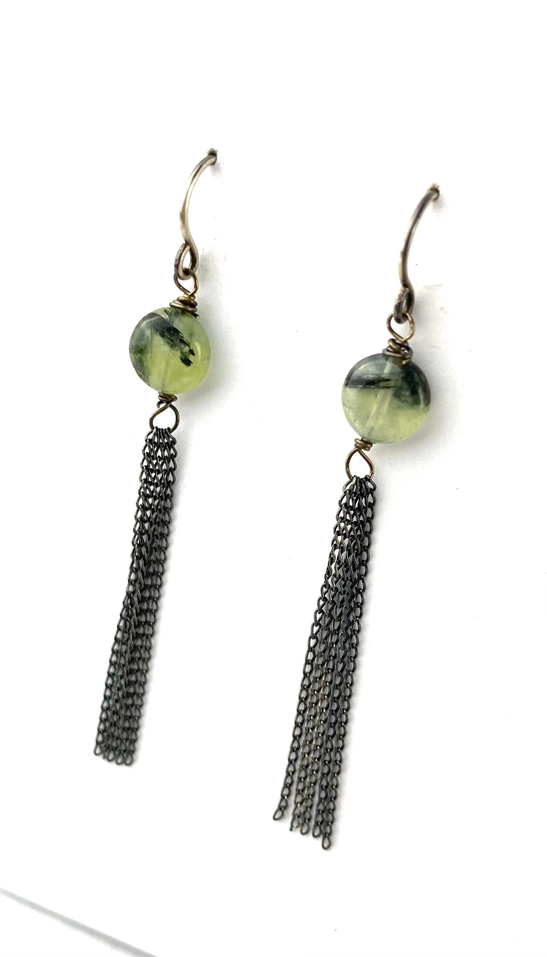 Sterling silver Chain, Chain, Chain fashion earring jewelry