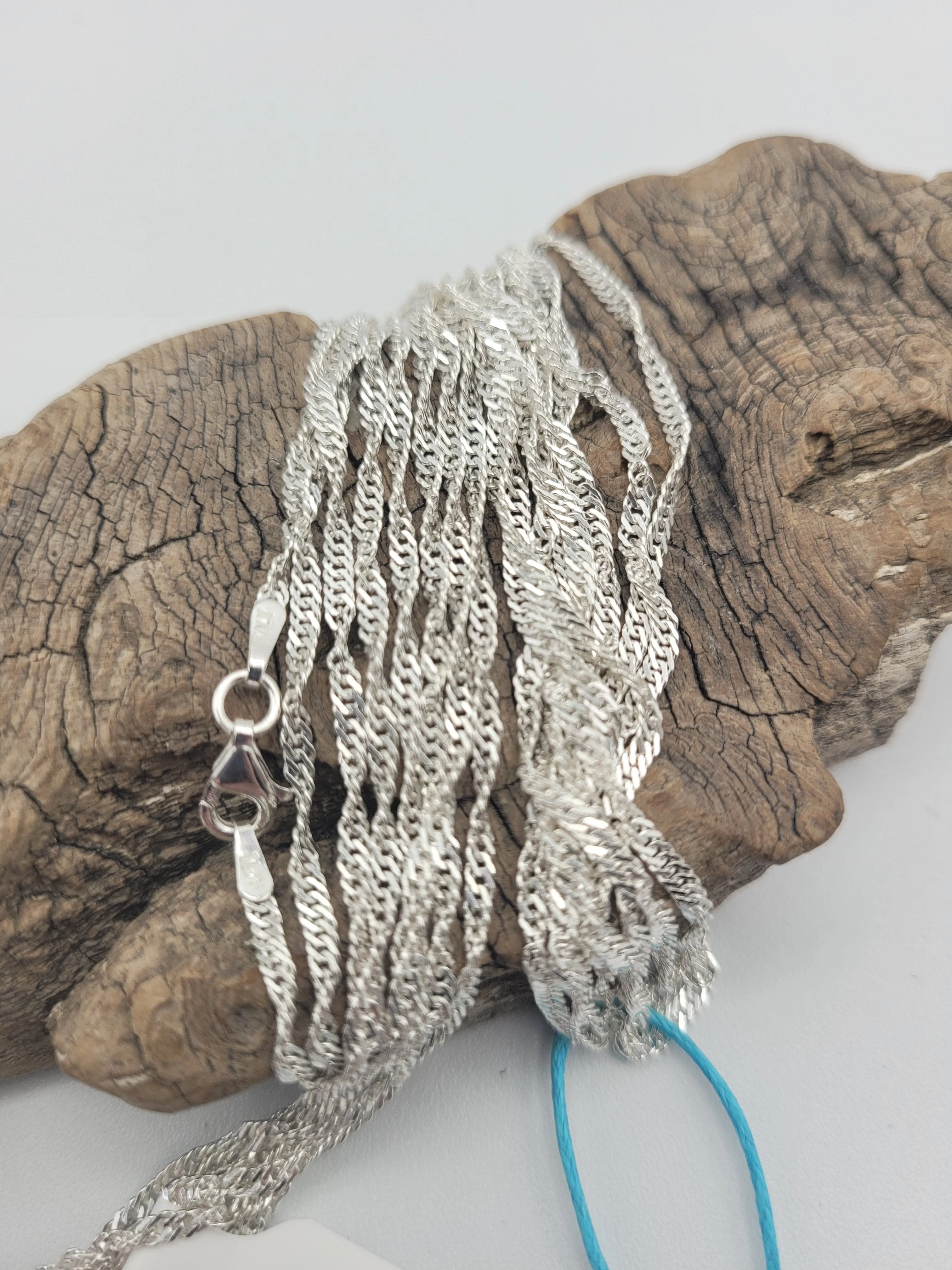 Sterling Silver Singapore Chains