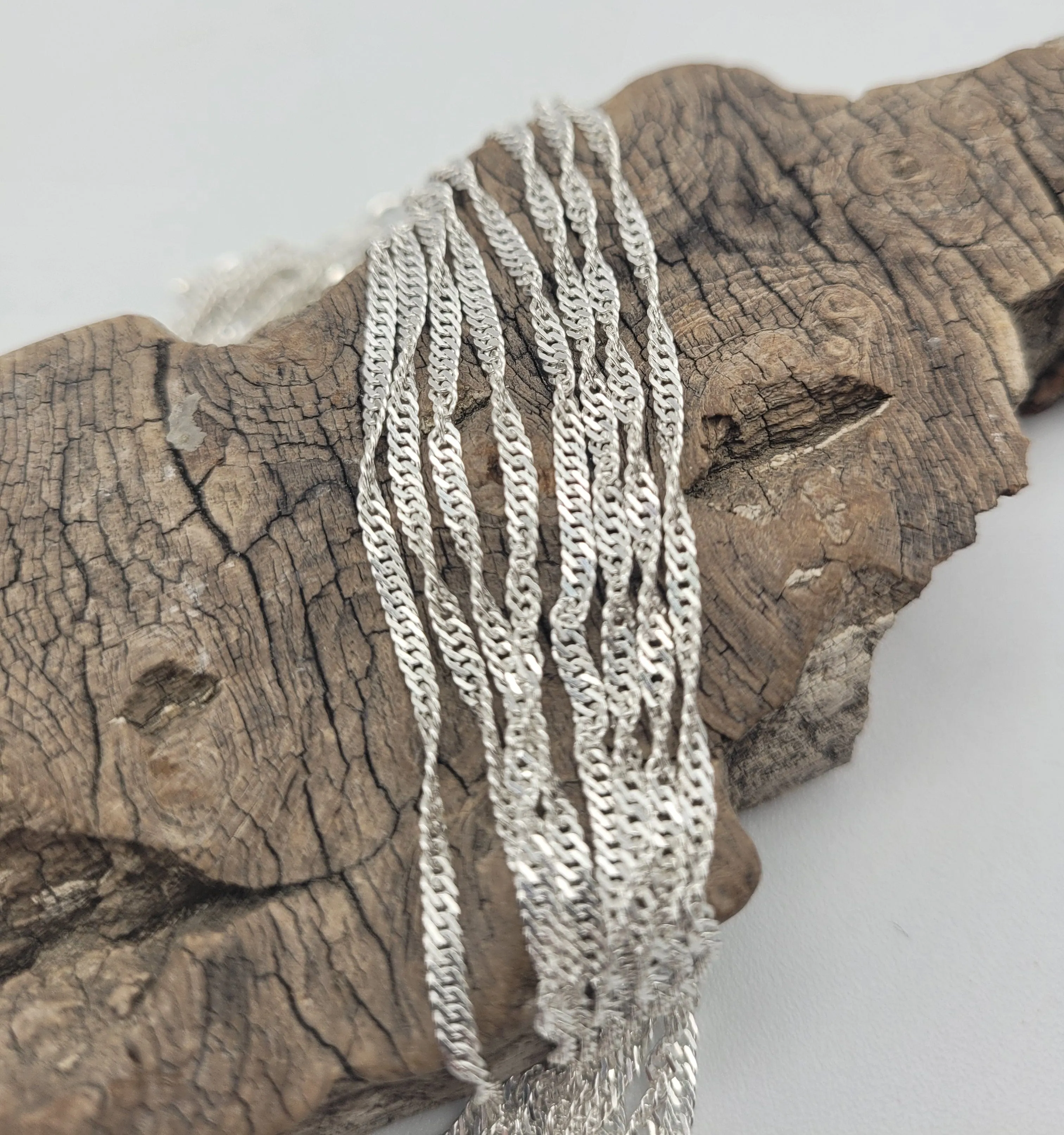 Sterling Silver Singapore Chains