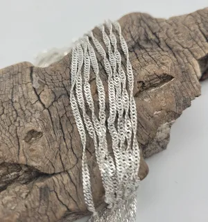 Sterling Silver Singapore Chains