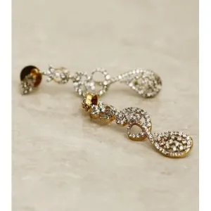 Stone Embellished Dangler Earrings (100000061536)
