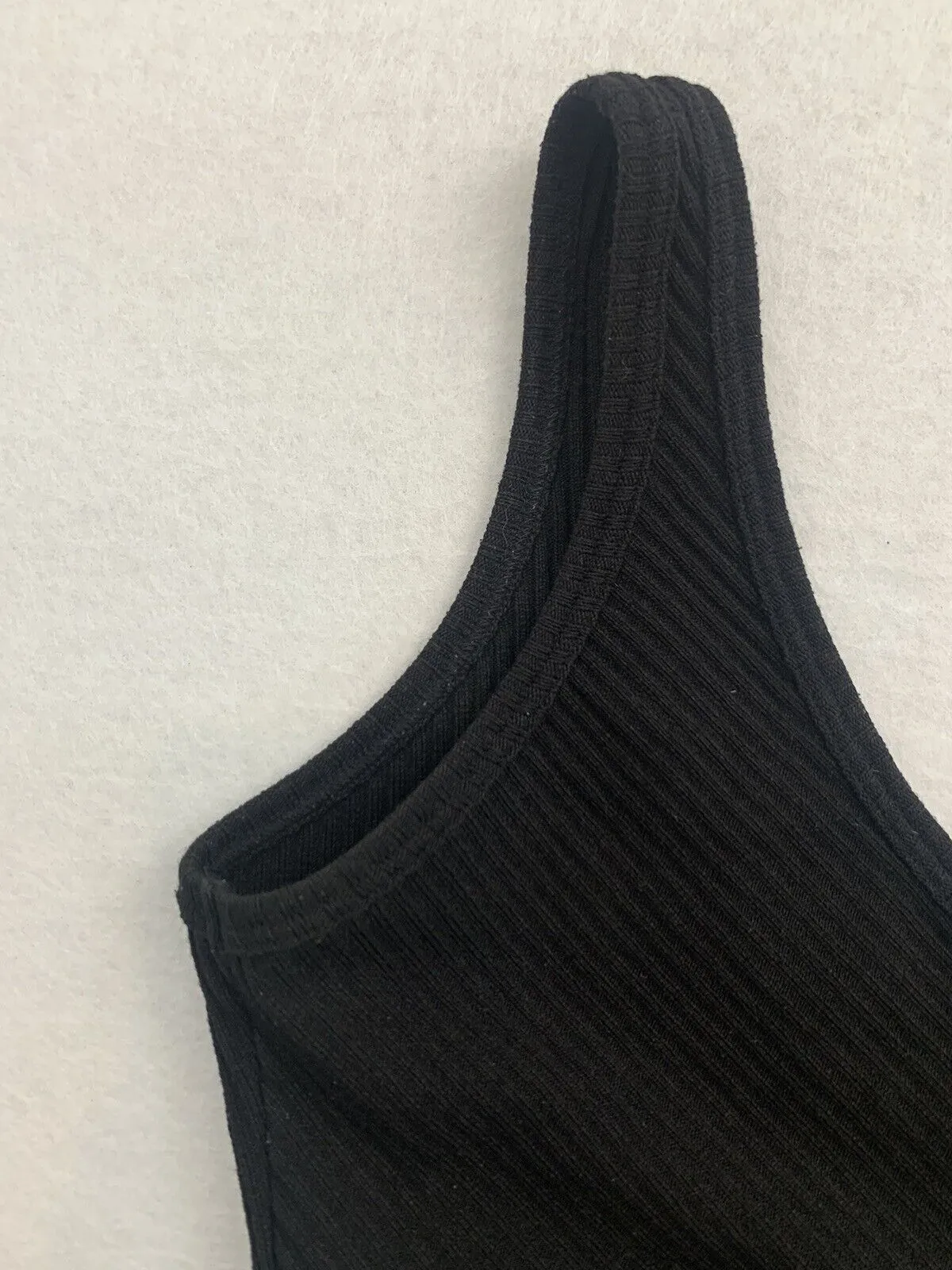 Stronger Womens Black Activewear Tank Top Size Medium