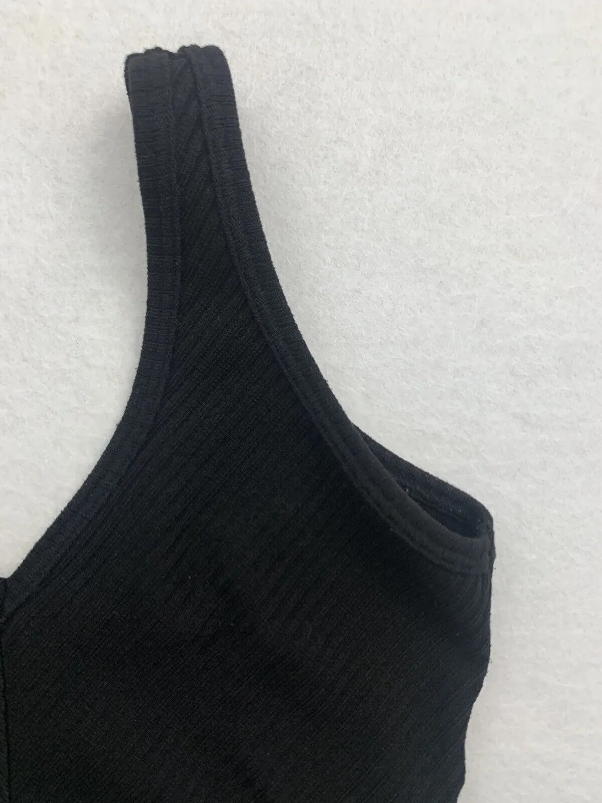 Stronger Womens Black Activewear Tank Top Size Medium