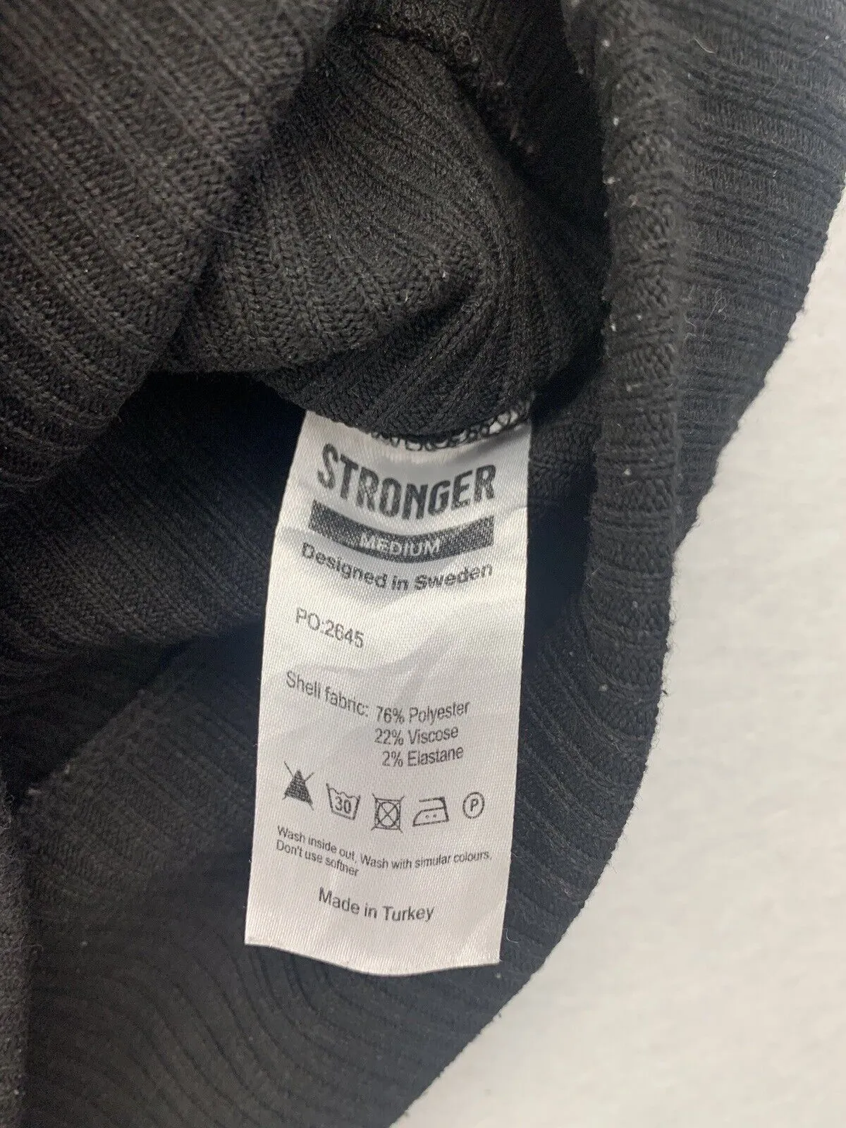Stronger Womens Black Activewear Tank Top Size Medium