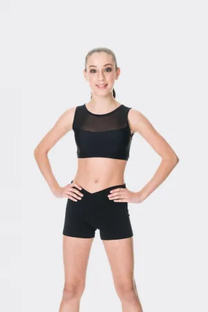 Studio 7 Cotton Hot Shorts V Band - Black