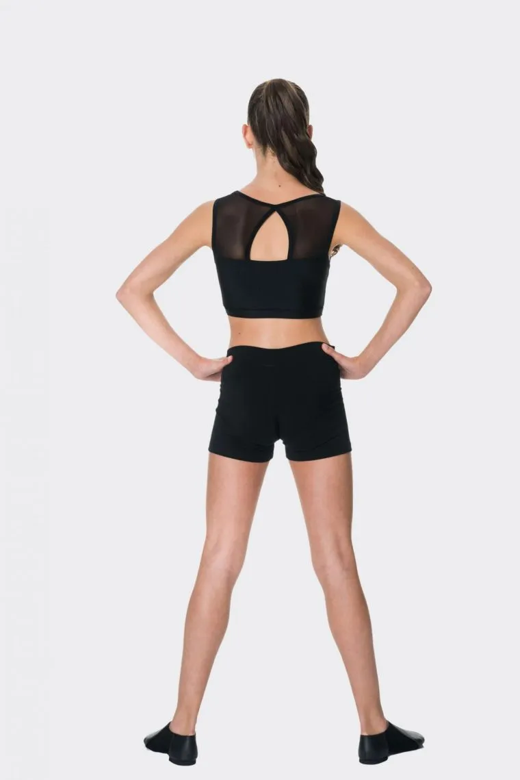 Studio 7 Cotton Hot Shorts V Band - Black