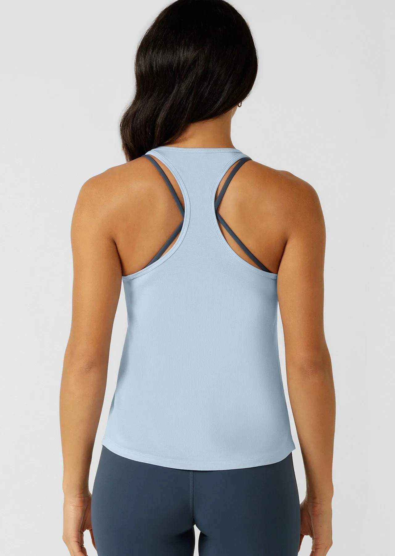 Take Charge Active Mesh Tank | Light Moontide