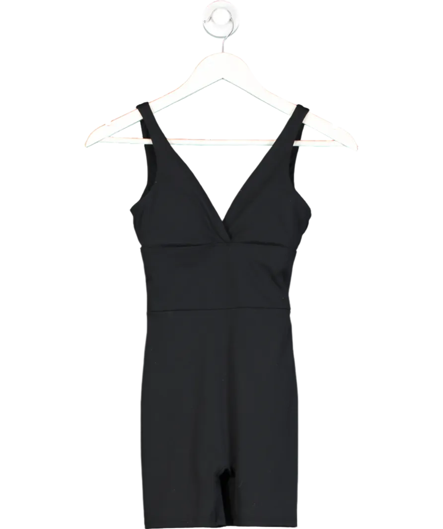 T/ALA Black Dayflex Built-in Support V Neck Unitard UK XS