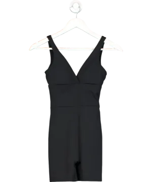 T/ALA Black Dayflex Built-in Support V Neck Unitard UK XS