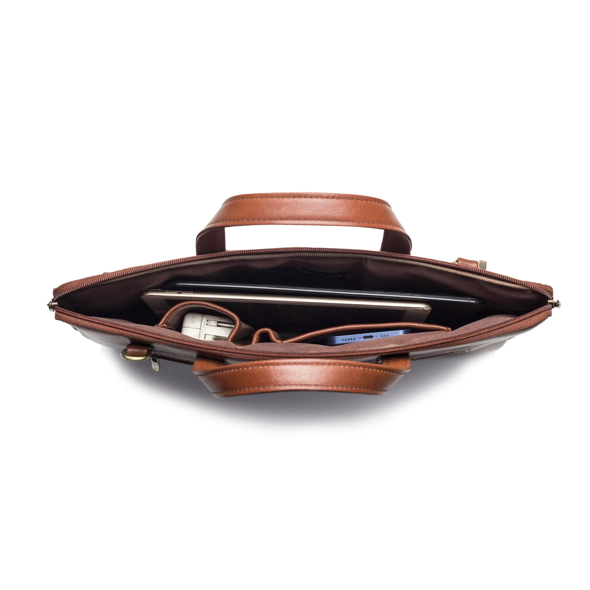 Tanner Chestnut Briefcase