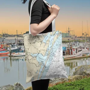 The Corpus Christi Lined Canvas Tote Bag