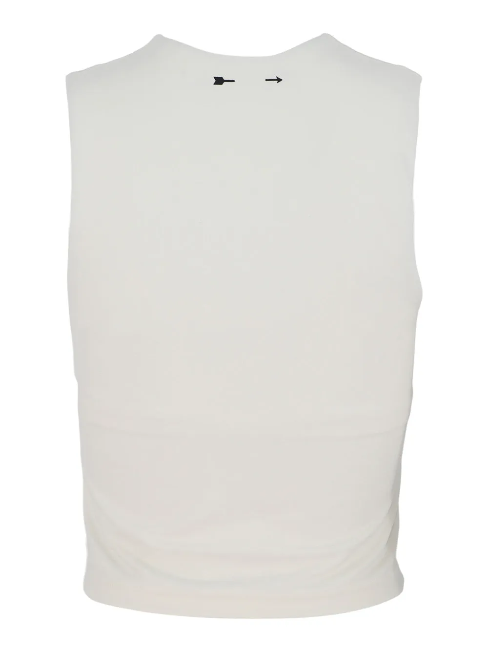 The Upside Onyx Kori Crop Tank in Creme