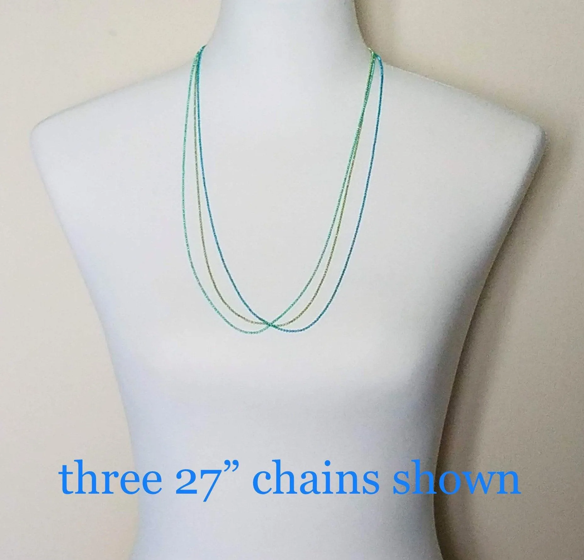 Thin Ball Chain Necklace, choose one single delicate chain, colorful ball chain, colored red fuchsia pink purple teal blue green tiny skinny