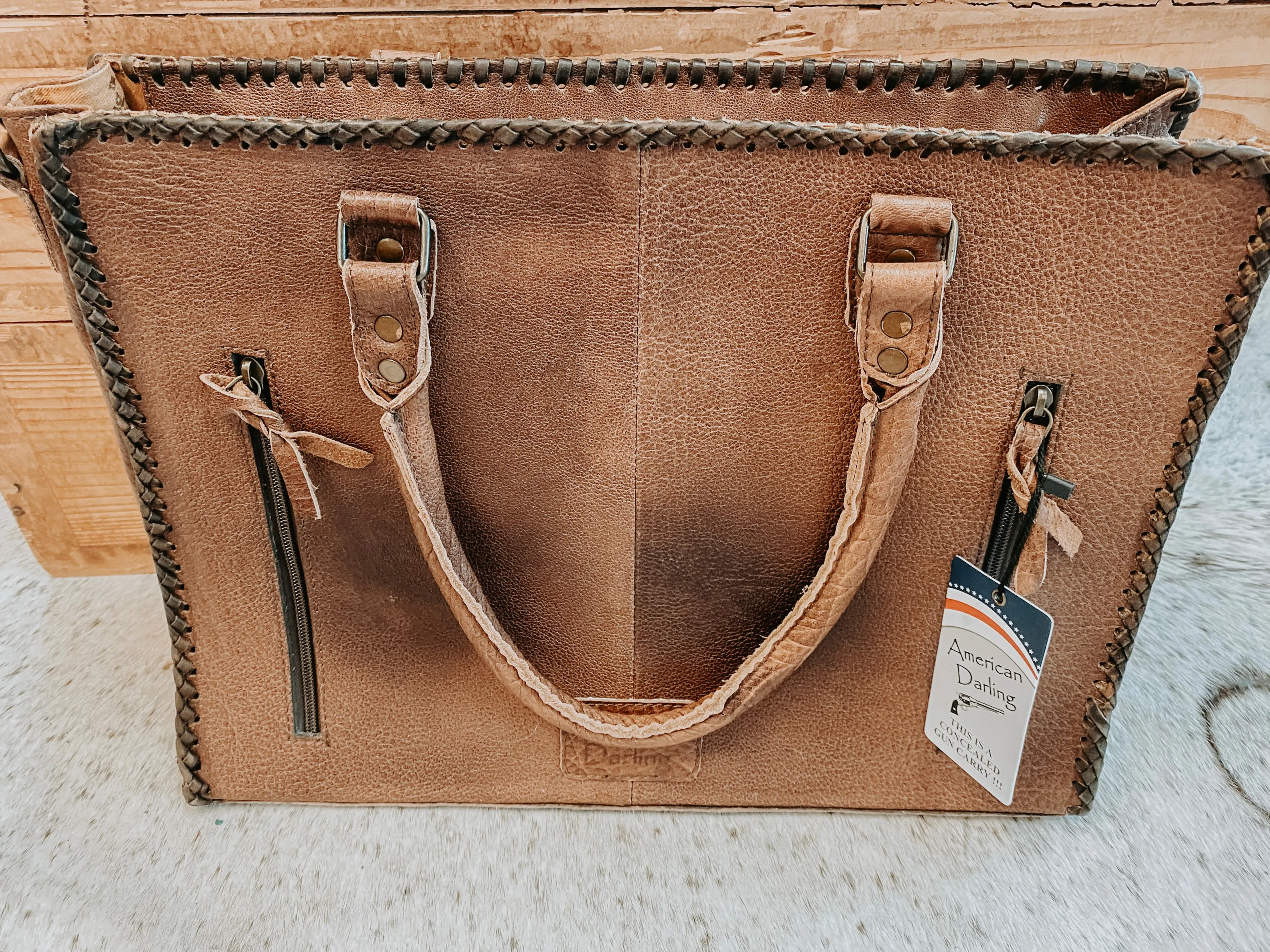 Tooled Briefcase