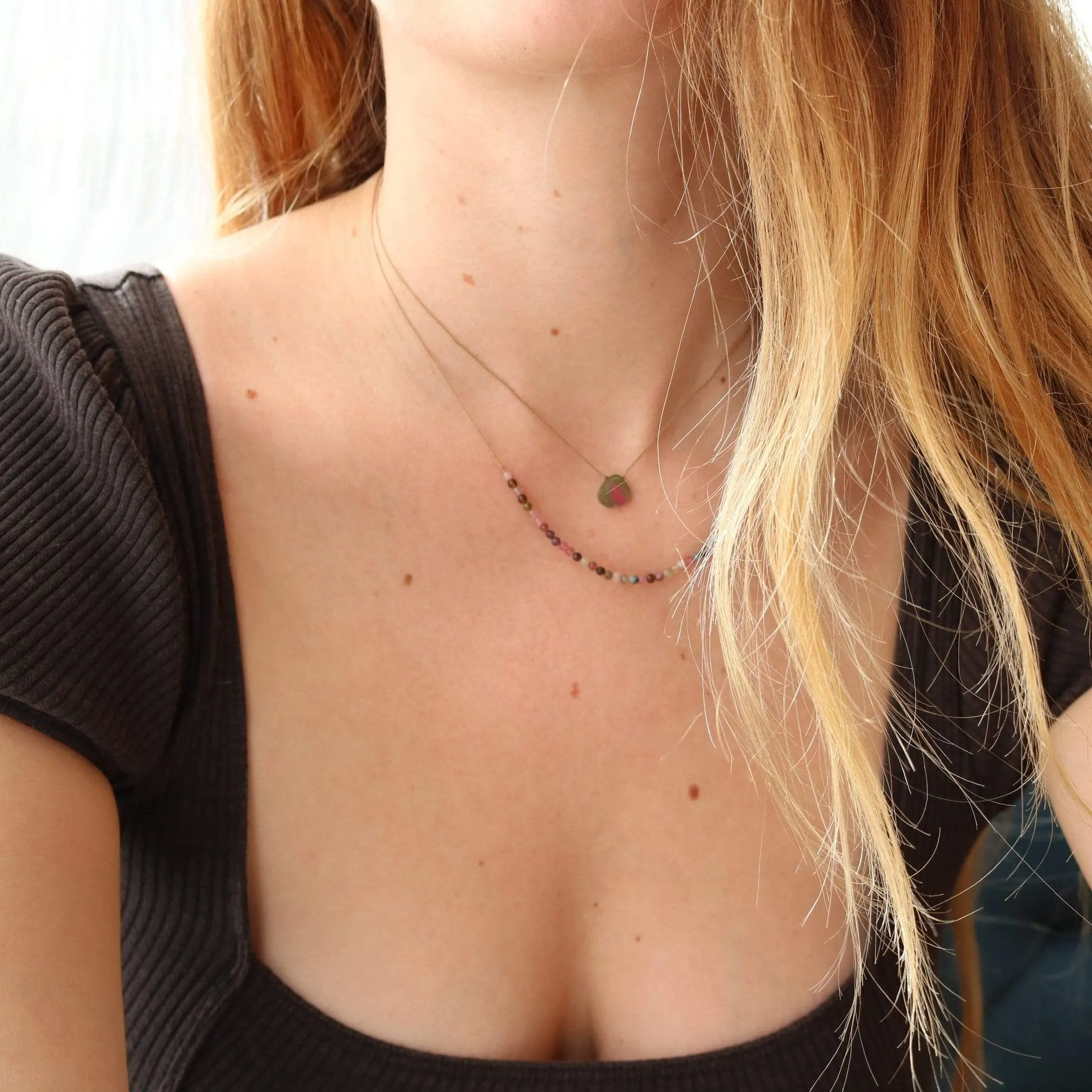 TOURMALINE BEADED