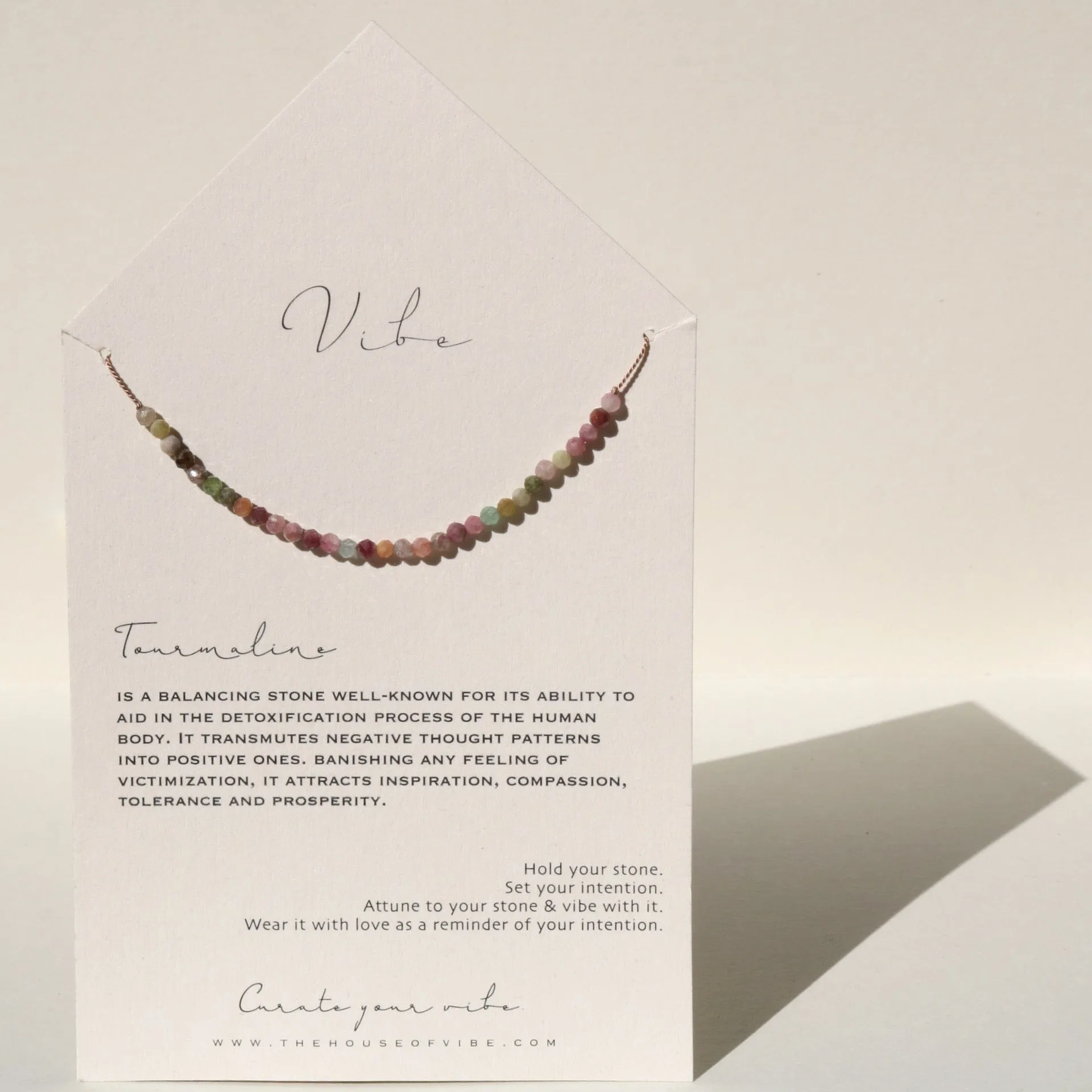 TOURMALINE BEADED