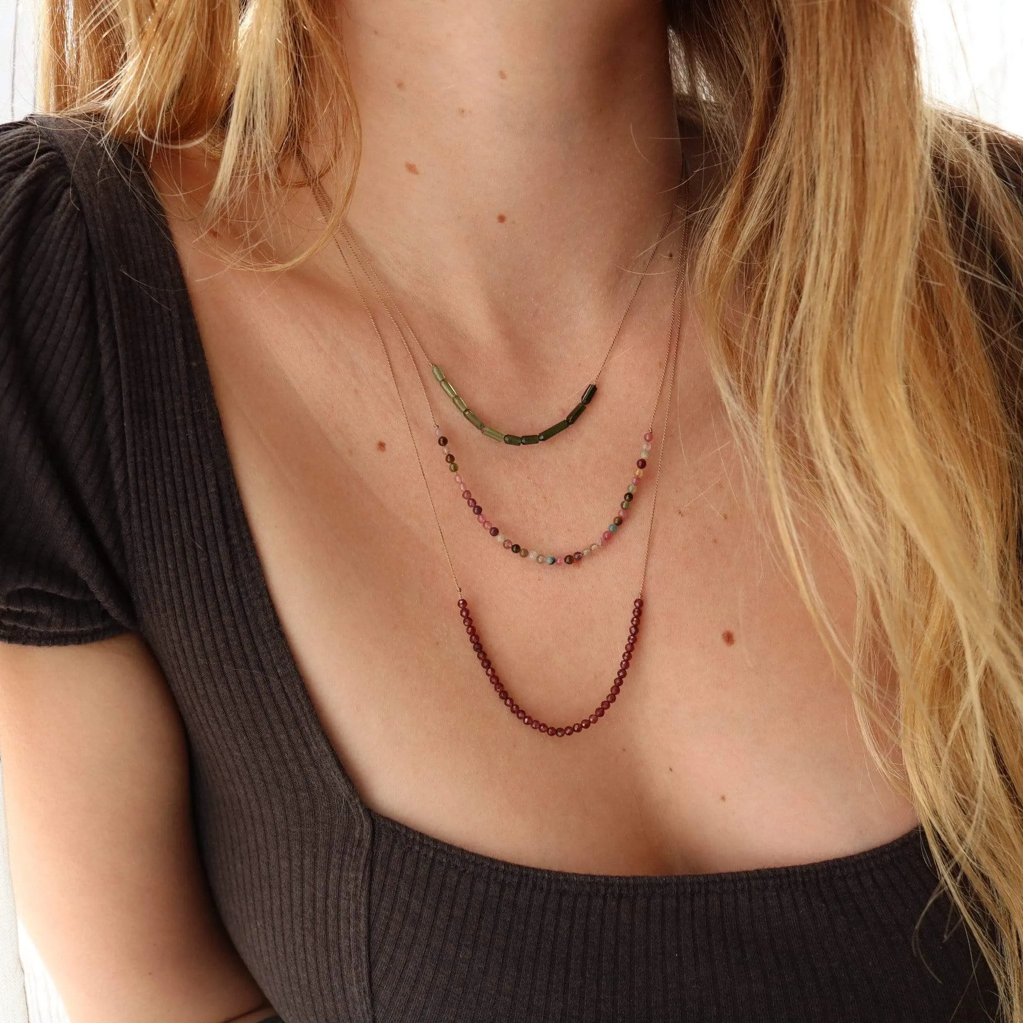 TOURMALINE BEADED