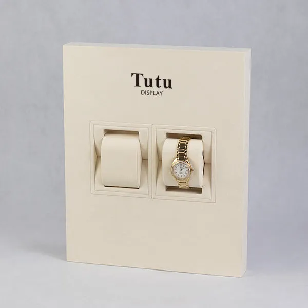 TR0041 Watch Window Display Holder 2 Grids Luxury
