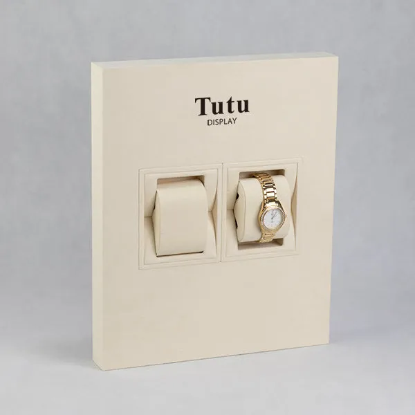 TR0041 Watch Window Display Holder 2 Grids Luxury