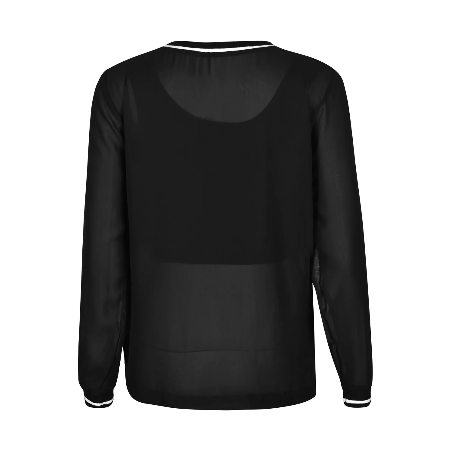 Transparent long sleeve shirt "Gabby"