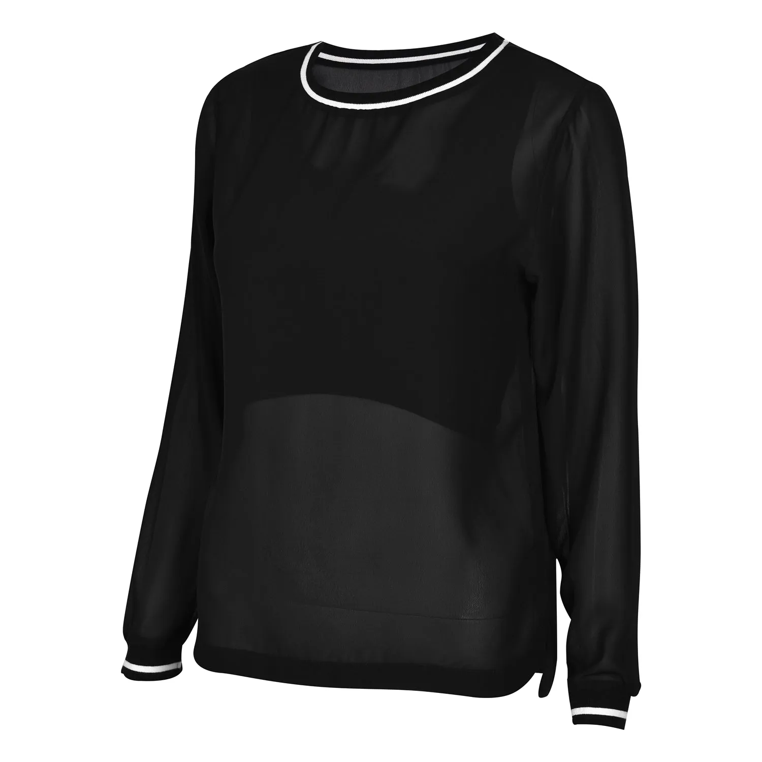 Transparent long sleeve shirt "Gabby"