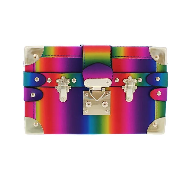 Treasure Clutch- Rainbow