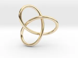 Trefoil Necklace (Metal)