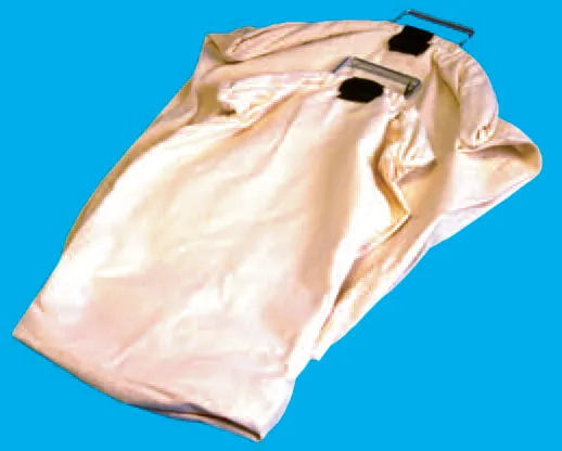 Trident Large Canvas Wire Handle Bag with D-ring