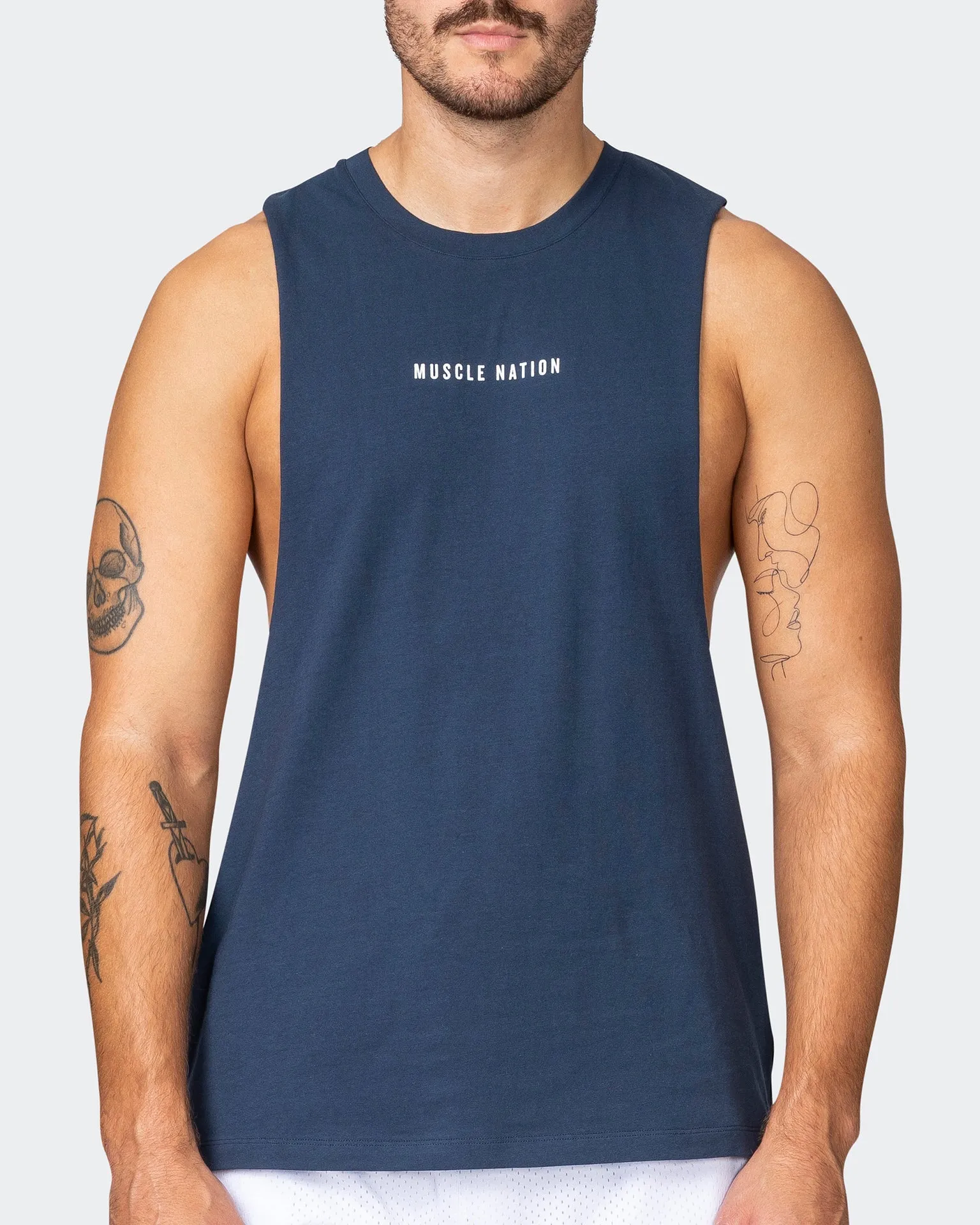 Ultra Drop Arm Tank - Dark Navy